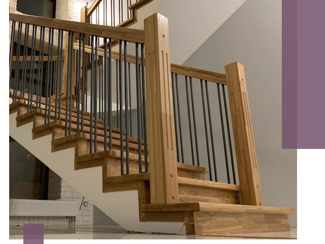 Реставрация деревянных и металлических лестниц в Заволжье