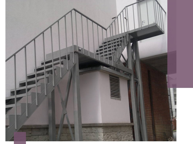 Монтаж пожарных лестниц под ключ в Заволжье с гарантией качества