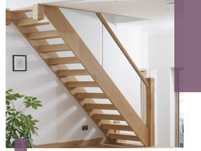 Изготовление деревянных лестниц под ключ в Заволжье для дома