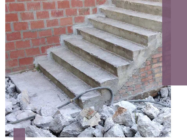 Демонтаж бетонных лестниц в Заволжье: быстро и безопасно