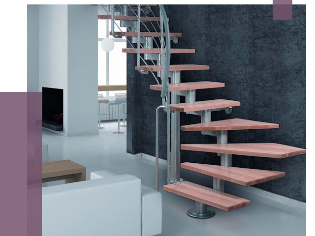 Модульные лестницы в Заволжье от 16804 руб. — купить в ПРОЛЁТ-Звл