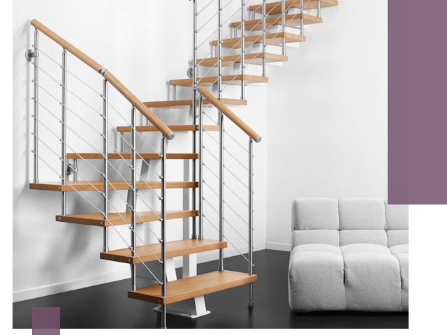 Модульные лестницы под ключ в Заволжье — монтаж и изготовление