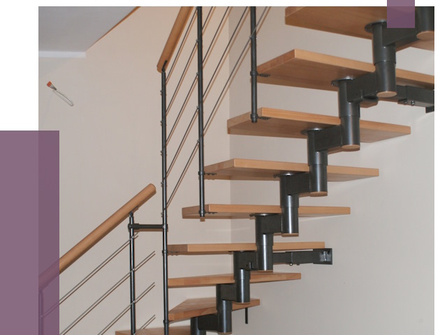 Изготовление модульных лестниц в Заволжье от 11457 руб. 