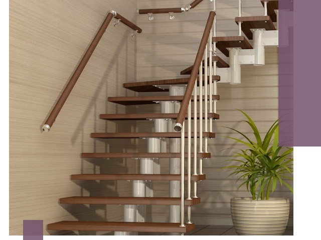 Изготовление модульных лестниц под ключ в Заволжье