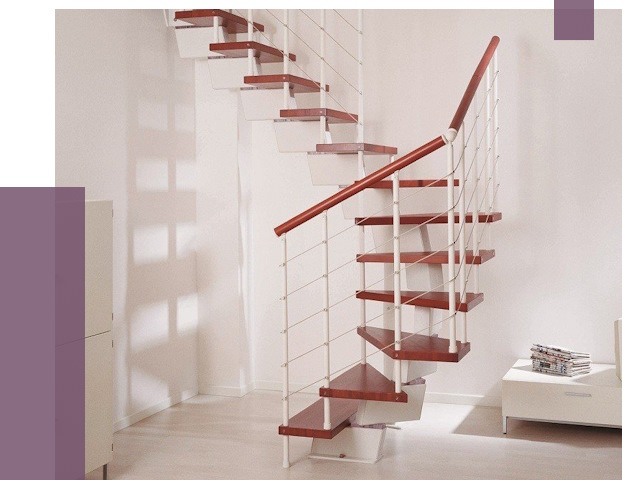 Изготовление лестниц на больцах в Заволжье от 9675 руб. | ПРОЛЁТ-Звл