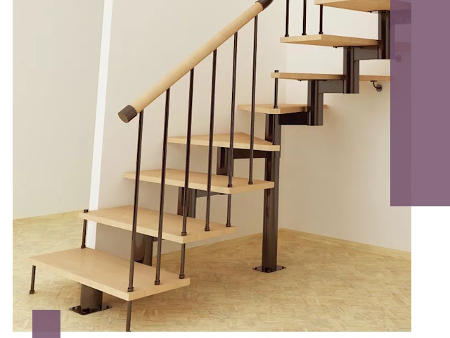 Монтаж лестниц на больцах в Заволжье — быстро и надежно