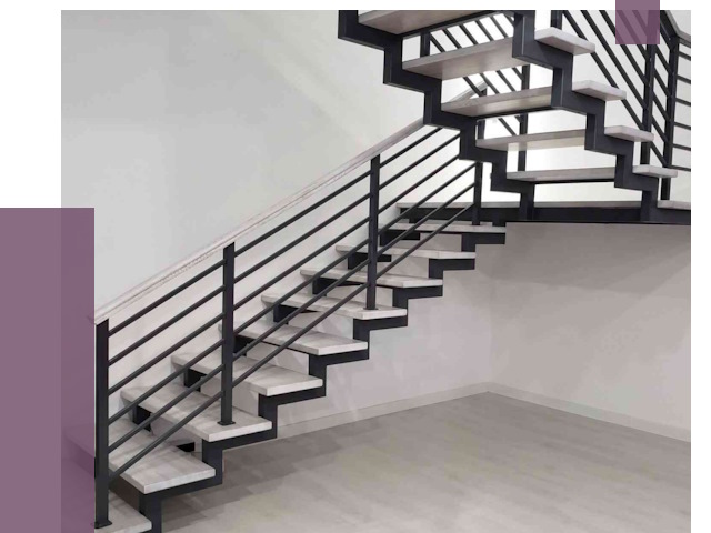 Лестницы на металлокаркасе под ключ в Заволжье от 12730 руб. | ПРОЛЁТ-Звл