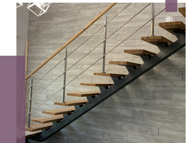 Изготовление лестниц на монокосоуре в Заволжье от 75871 руб. 