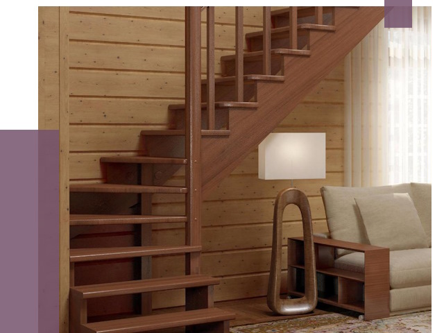 Лестницы эконом класса в Заволжье от 18178 руб. бюджетные решения