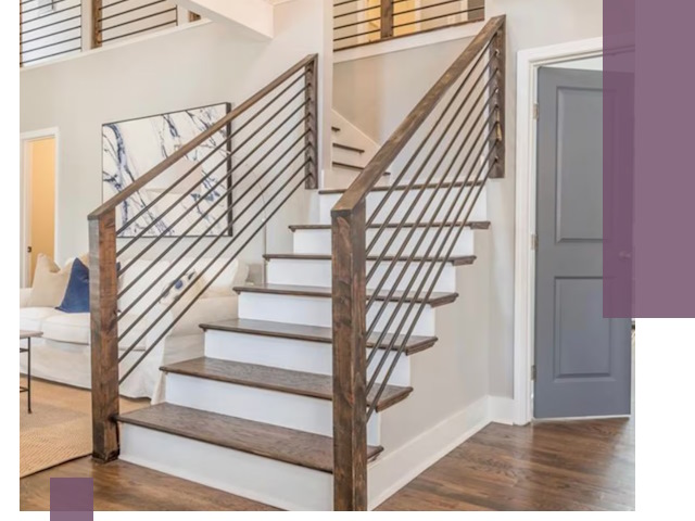 Лестницы для коттеджа под ключ в Заволжье — изготовление и монтаж