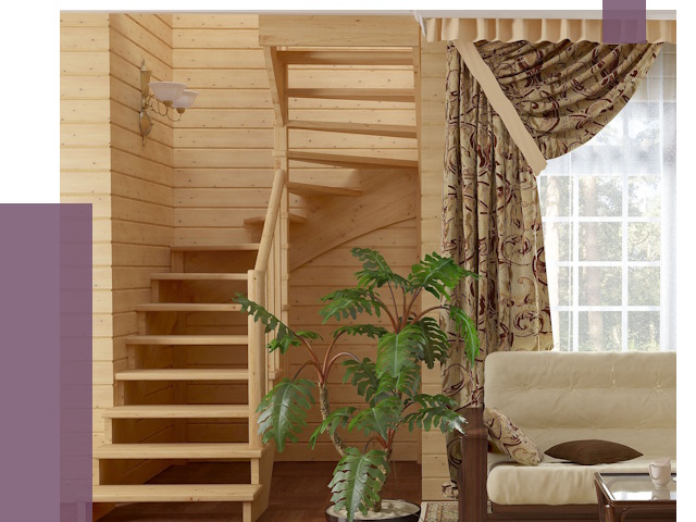 Лестницы для дачи в Заволжье от 75616 руб.  | ПРОЛЁТ-Звл