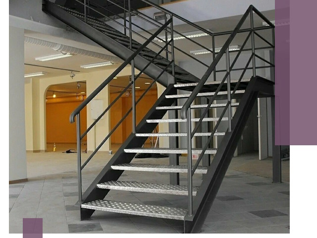 Лестницы для офиса в Заволжье: изготовление, монтаж, демонтаж