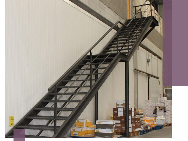 Лестницы для производства в Заволжье — изготовление и монтаж