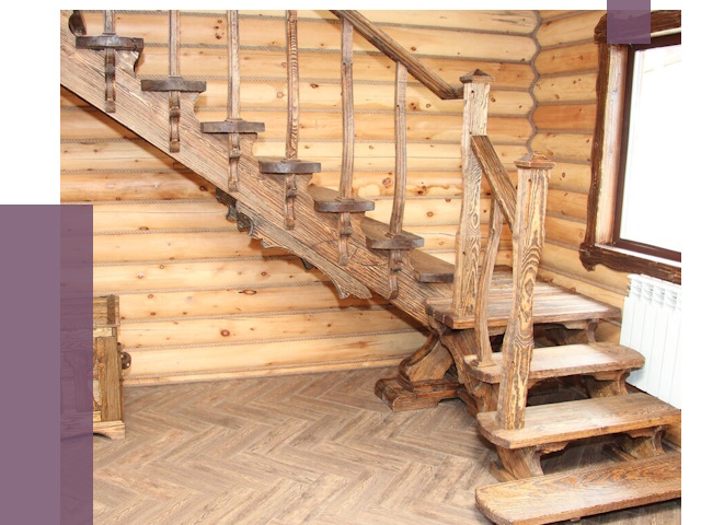 Лестницы в баню в Заволжье от 19044 руб. — изготовление | ПРОЛЁТ-Звл