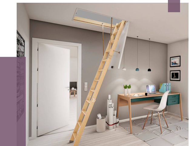 Чердачные лестницы в Заволжье — от 14512 руб. | ПРОЛЁТ-Звл
