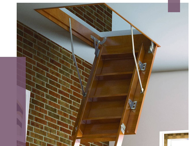 Установка чердачной лестницы в Заволжье от 7791 руб. | ПРОЛЁТ-Звл