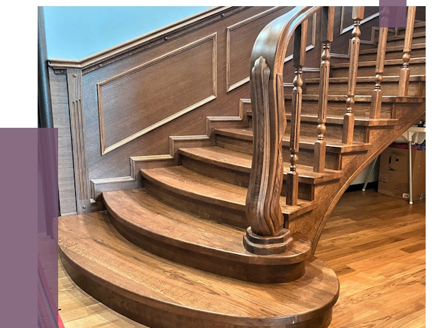 Дубовые лестницы под ключ в Заволжье от 175674 руб. — ПРОЛЁТ-Звл