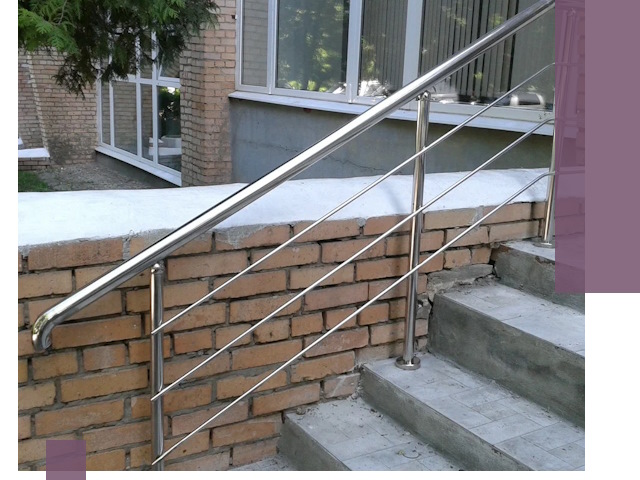 Перила из нержавеющей стали высокого качества в Заволжье
