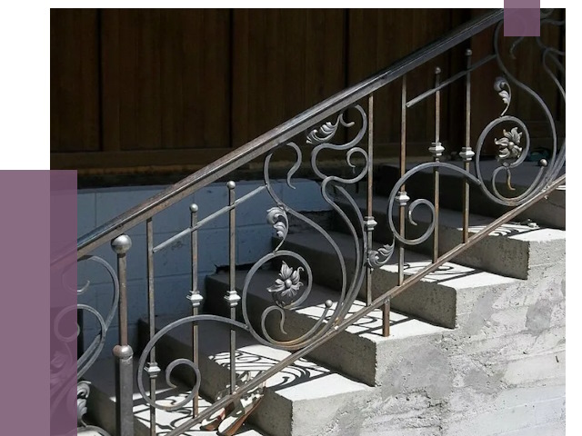 Кованые перила в Заволжье от 8656 руб. под ключ — качество от ПРОЛЁТ-Звл