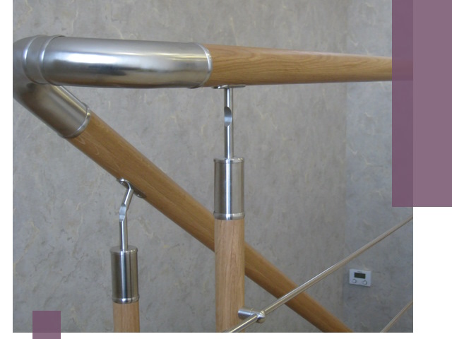 Комбинированные перила на заказ в Заволжье — монтаж и производство