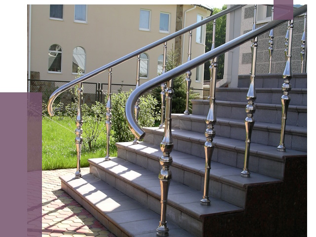 Перила для крыльца в Заволжье от 10693 руб. — монтаж ПРОЛЁТ-Звл