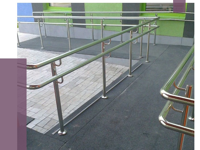 Ограждения пандусов в Заволжье от 4328 руб. монтаж | ПРОЛЁТ-Звл