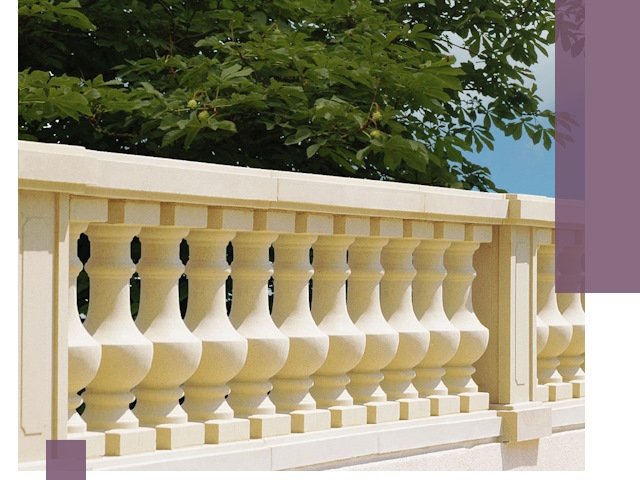 Установка балюстрады в Заволжье: изготовление и монтаж под ключ