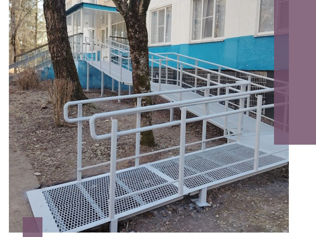 Пандусы под ключ в Заволжье: изготовление, монтаж и демонтаж