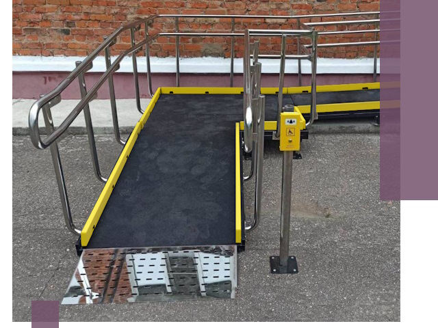 Изготовление наклонных пандусов для инвалидов в Заволжье