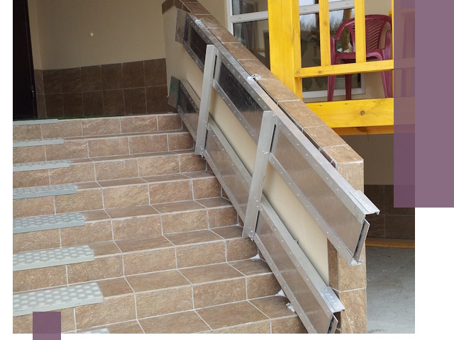 Откидные пандусы под ключ в Заволжье — монтаж и демонтаж