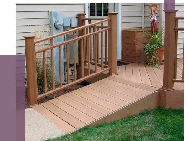 Пандус на крыльцо в Заволжье под ключ от 7740 руб.