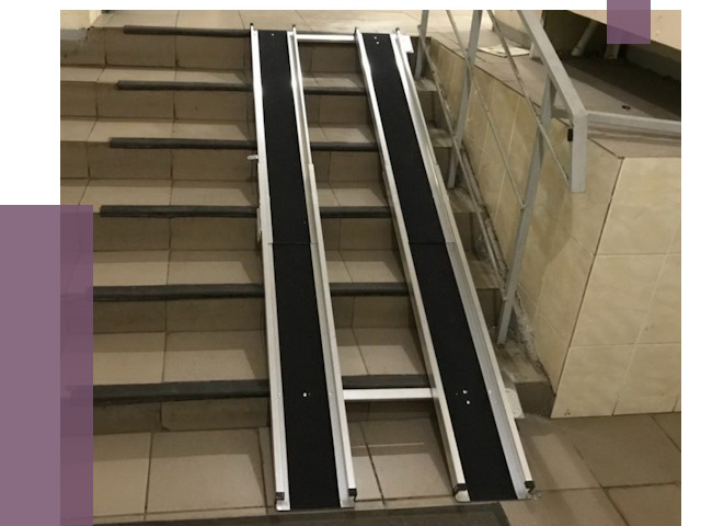 Установка пандуса в подъезд в Заволжье от 7944 руб. под ключ | ПРОЛЁТ-Звл