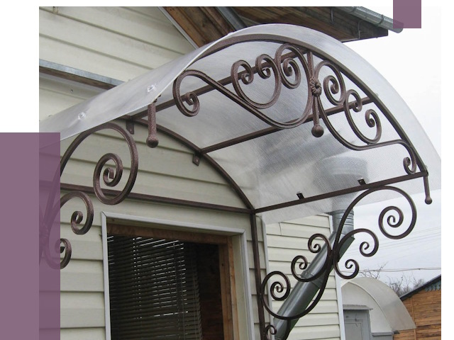 Изготовление козырьков в Заволжье от 7332 руб. — заказать | ПРОЛЁТ-Звл