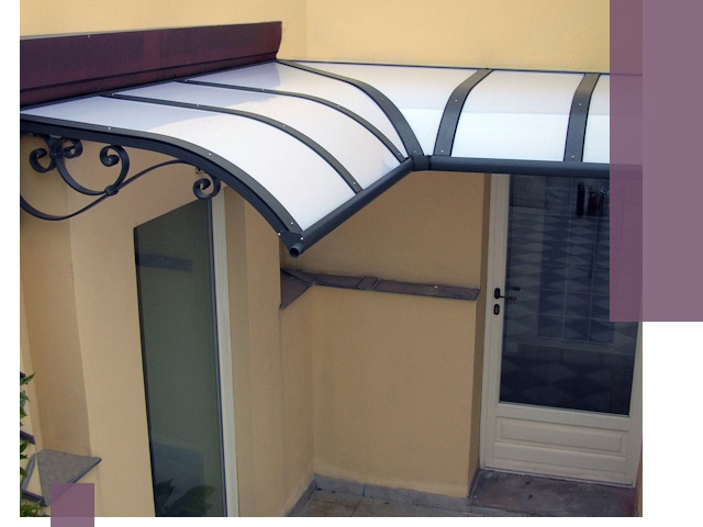 Монтаж козырьков любой сложности в Заволжье под ключ