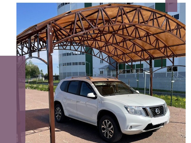 Недорогие навесы в Заволжье от 42773 руб.  | ПРОЛЁТ-Звл