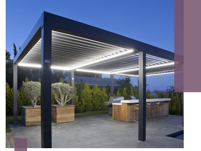 Навесы отдельно стоящие под ключ в Заволжье из металла и поликарбоната