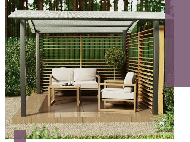 Навесы для дачи в Заволжье: изготовление, монтаж и демонтаж