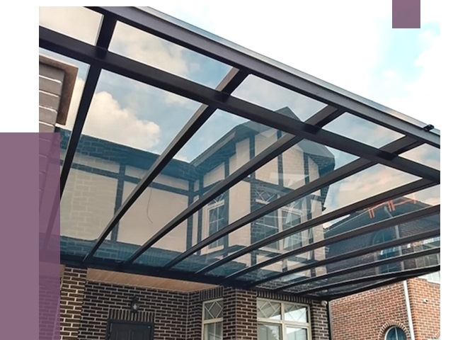 Навесы из поликарбоната в Заволжье от 8575 руб. под ключ — ПРОЛЁТ-Звл