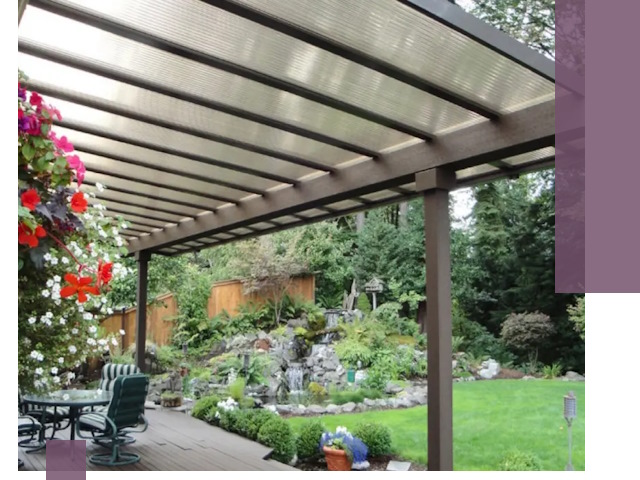 Навесы из поликарбоната под ключ в Заволжье быстро и надёжно