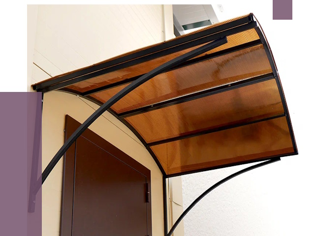 Недорогие козырьки в Заволжье от 7557 руб.  | ПРОЛЁТ-Звл