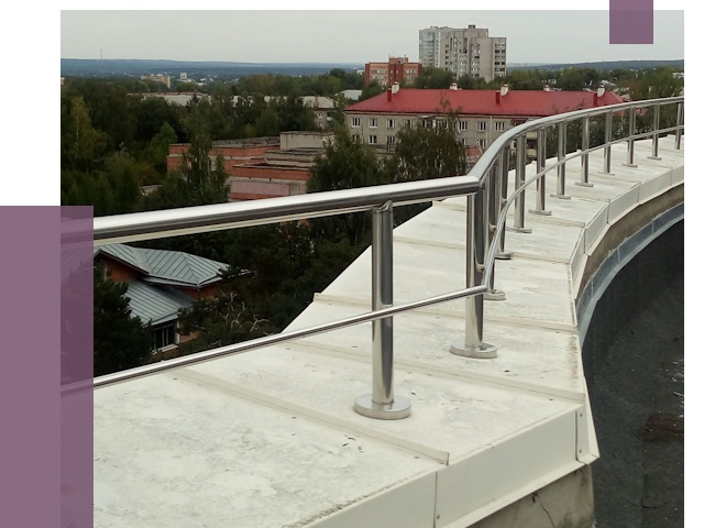Парапеты и ограждения кровли в Заволжье от 4939 руб.
