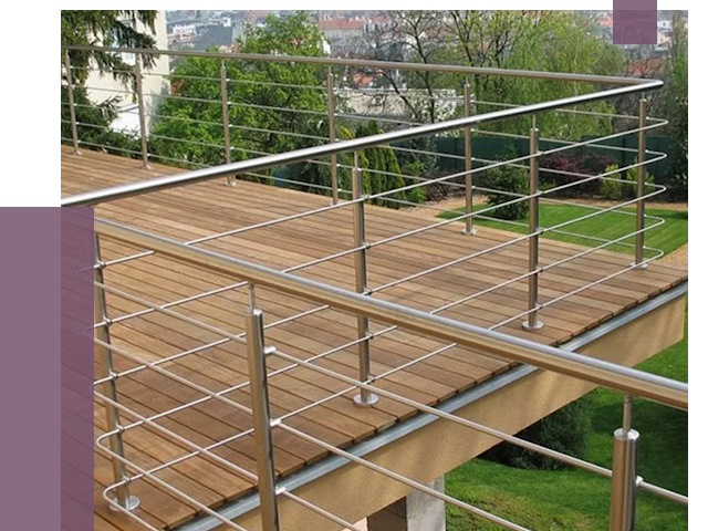 Алюминиевые парапеты в Заволжье под ключ от 7740 руб. 