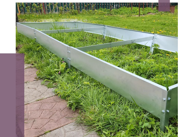 Металлические бордюры для грядок в Заволжье от 1782 руб. 