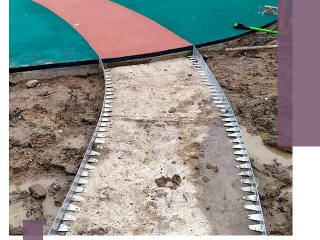 Металлические бордюры для дорожек в Заволжье — монтаж и изготовление