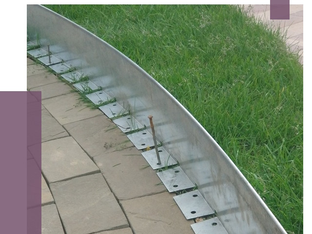 Металлические бордюры для тротуаров в Заволжье от 8656 руб.