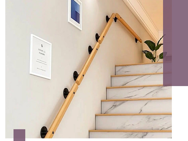 Поручни металлические и деревянные под ключ в Заволжье